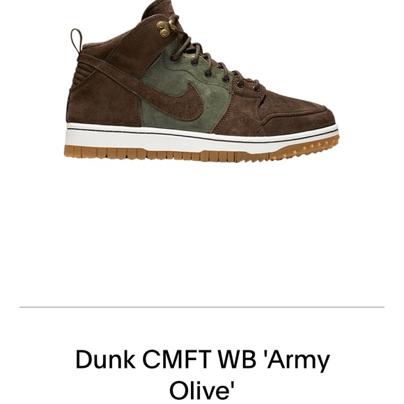 BNIB Men’s Nike Dunk CMFT army olive size 11 - Picture 13 of 13